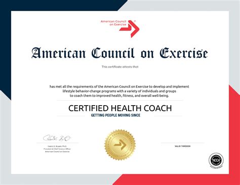 ace health coach certification
